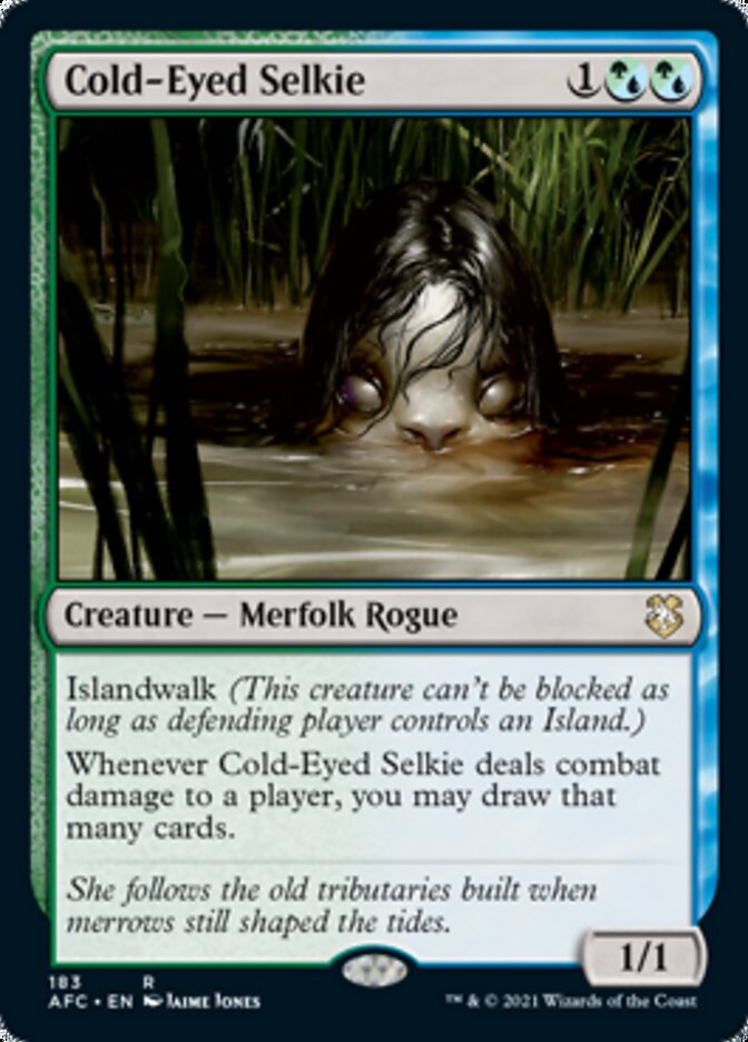 Cold-Eyed Selkie [Dungeons & Dragons: Adventures in the Forgotten Realms Commander] | Mega City Incorporated