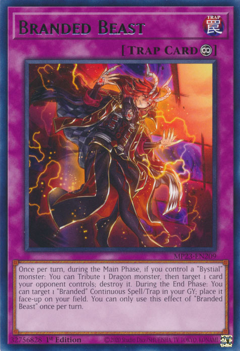 Branded Beast [MP23-EN209] Rare | Mega City Incorporated