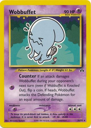 Wobbuffet (35/75) [Neo Discovery Unlimited] | Mega City Incorporated