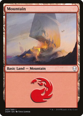 Mountain (263) [Dominaria] | Mega City Incorporated