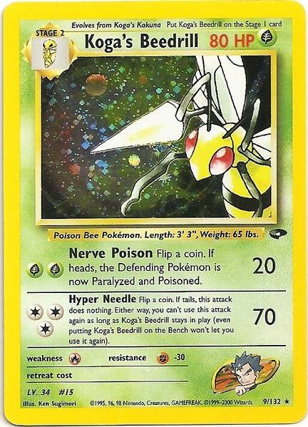 Koga's Beedrill (9/132) [Gym Challenge Unlimited] | Mega City Incorporated