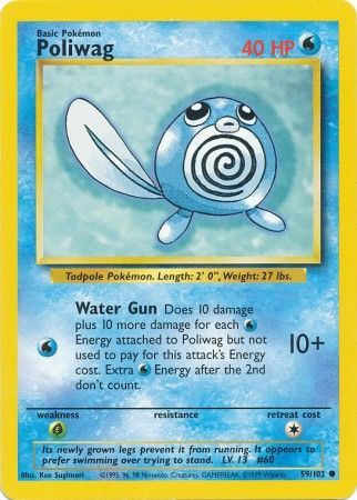 Poliwag (59/102) [Base Set Unlimited] | Mega City Incorporated