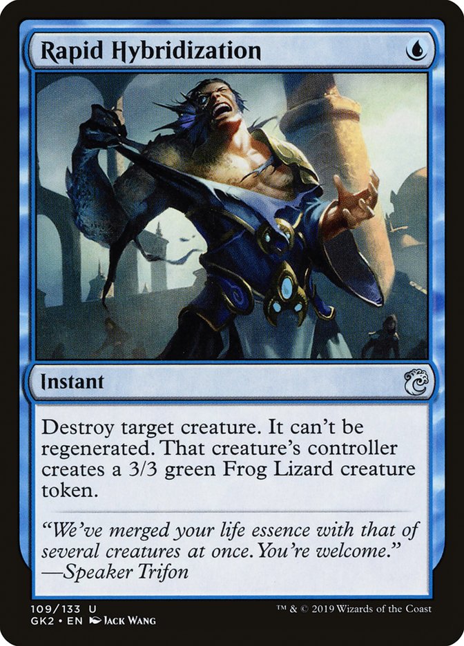 Rapid Hybridization [Ravnica Allegiance Guild Kit] | Mega City Incorporated