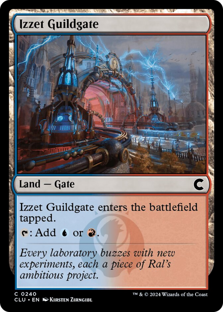 Izzet Guildgate [Ravnica: Clue Edition] | Mega City Incorporated