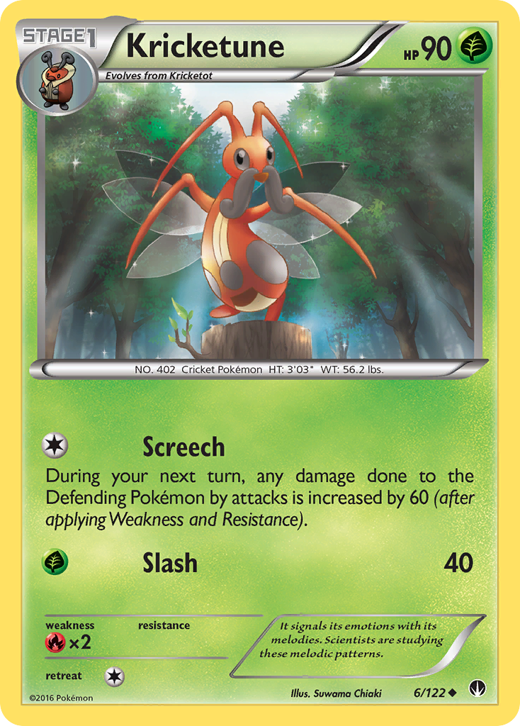 Kricketune (6/122) [XY: BREAKpoint] | Mega City Incorporated