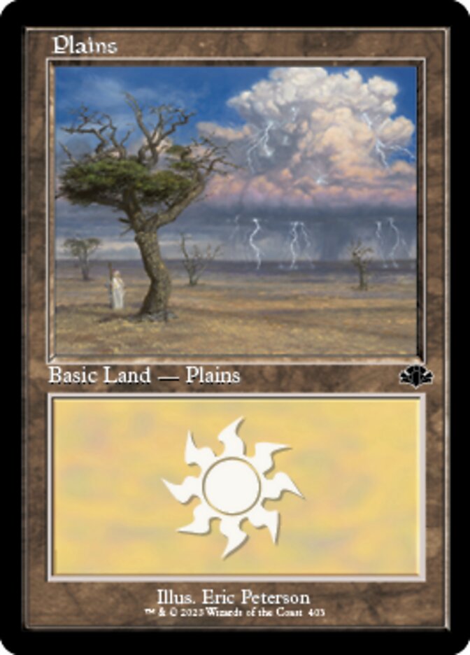 Plains (403) (Retro) [Dominaria Remastered] | Mega City Incorporated