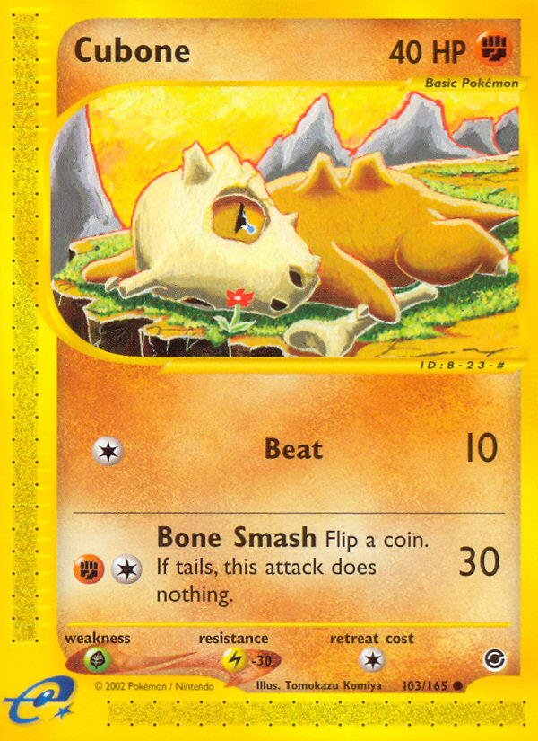 Cubone (103/165) [Expedition: Base Set] | Mega City Incorporated