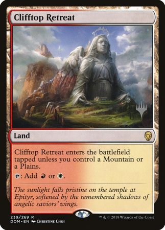 Clifftop Retreat [Dominaria Promos] | Mega City Incorporated