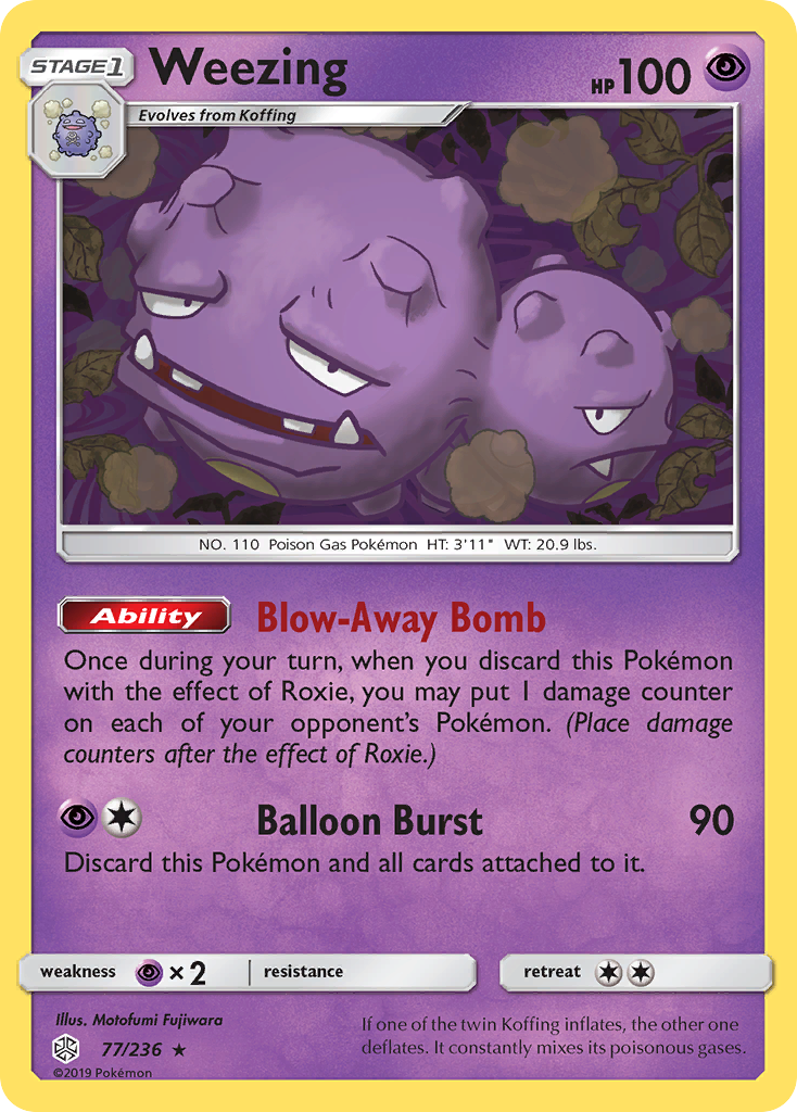 Weezing (77/236) [Sun & Moon: Cosmic Eclipse] | Mega City Incorporated