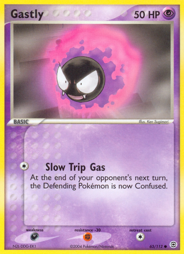 Gastly (63/112) [EX: FireRed & LeafGreen] | Mega City Incorporated