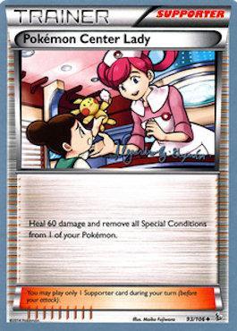 Pokemon Center Lady (93/106) (Primal Groudon - Alejandro Ng-Guzman) [World Championships 2015] | Mega City Incorporated