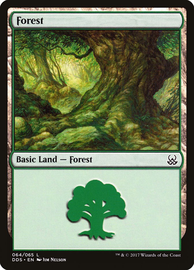 Forest (64) [Duel Decks: Mind vs. Might] | Mega City Incorporated