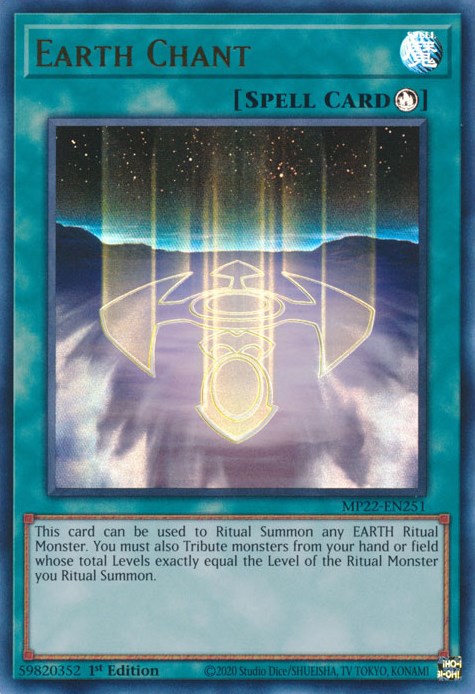 Earth Chant [MP22-EN251] Ultra Rare | Mega City Incorporated