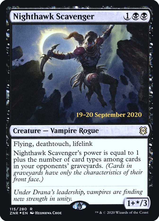 Nighthawk Scavenger  [Zendikar Rising Prerelease Promos] | Mega City Incorporated