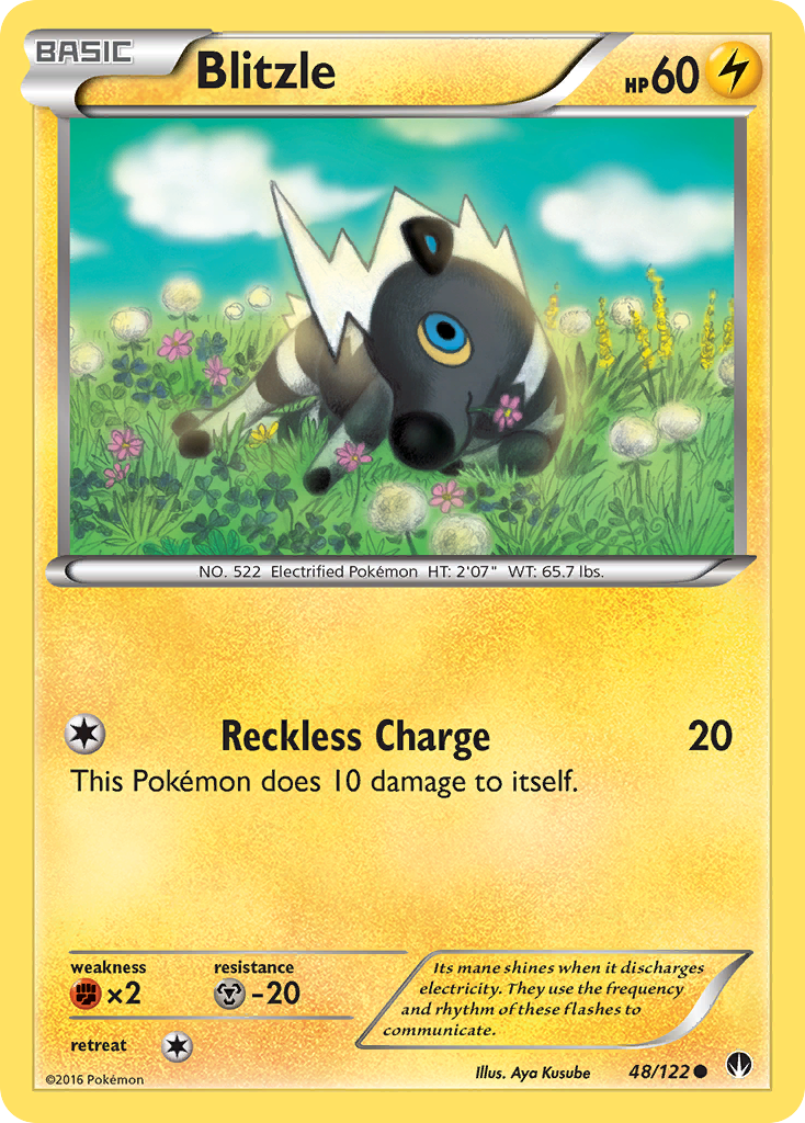 Blitzle (48/122) [XY: BREAKpoint] | Mega City Incorporated