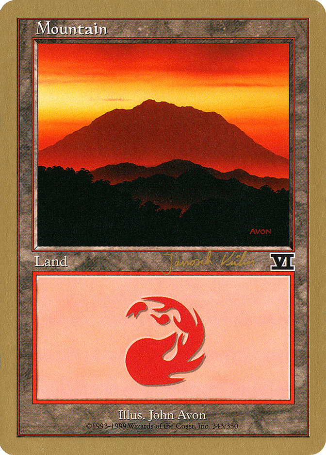 Mountain (jk343) (Janosch Kuhn) [World Championship Decks 2000] | Mega City Incorporated