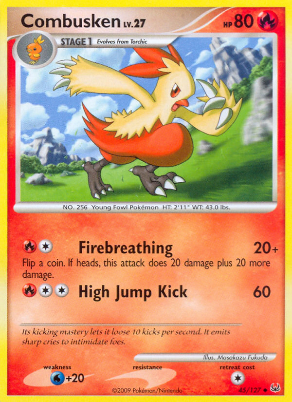 Combusken (45/127) [Platinum: Base Set] | Mega City Incorporated