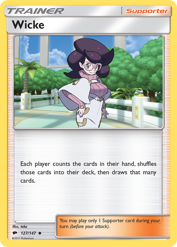 Wicke (127/147) [Sun & Moon: Burning Shadows] | Mega City Incorporated