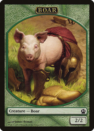 Boar Token [Theros Tokens] | Mega City Incorporated