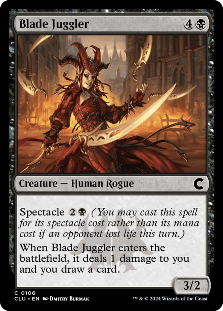 Blade Juggler [Ravnica: Clue Edition] | Mega City Incorporated