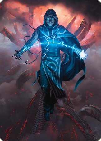 Jace, the Perfected Mind Art Card [Phyrexia: All Will Be One Art Series] | Mega City Incorporated