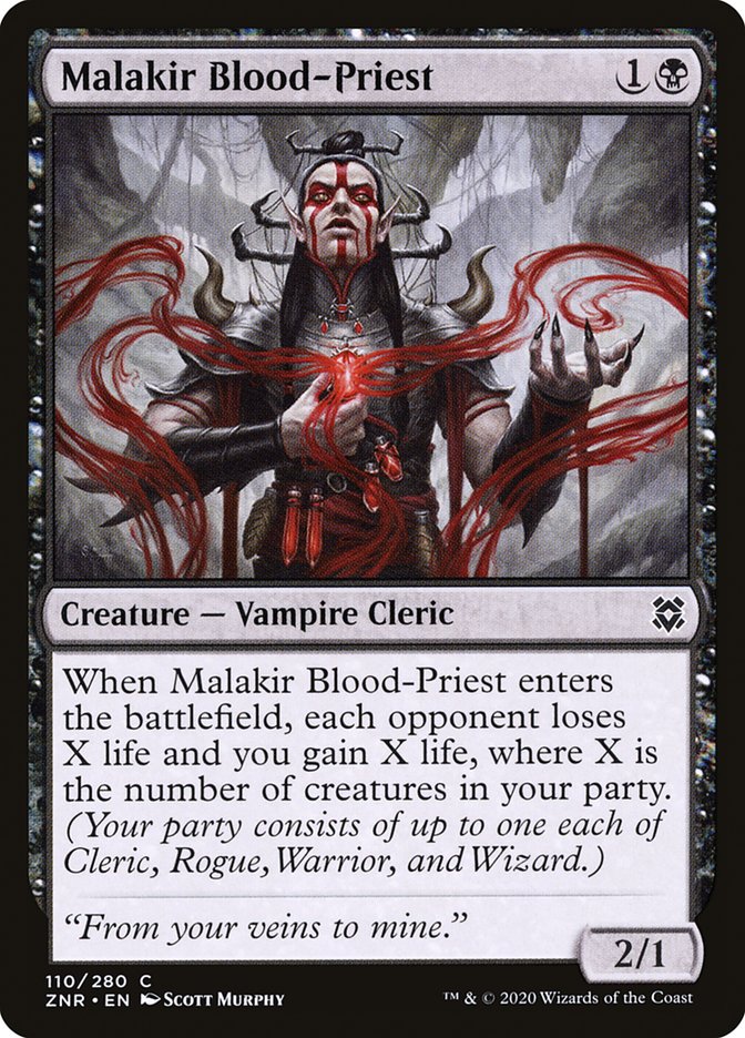 Malakir Blood-Priest [Zendikar Rising] | Mega City Incorporated