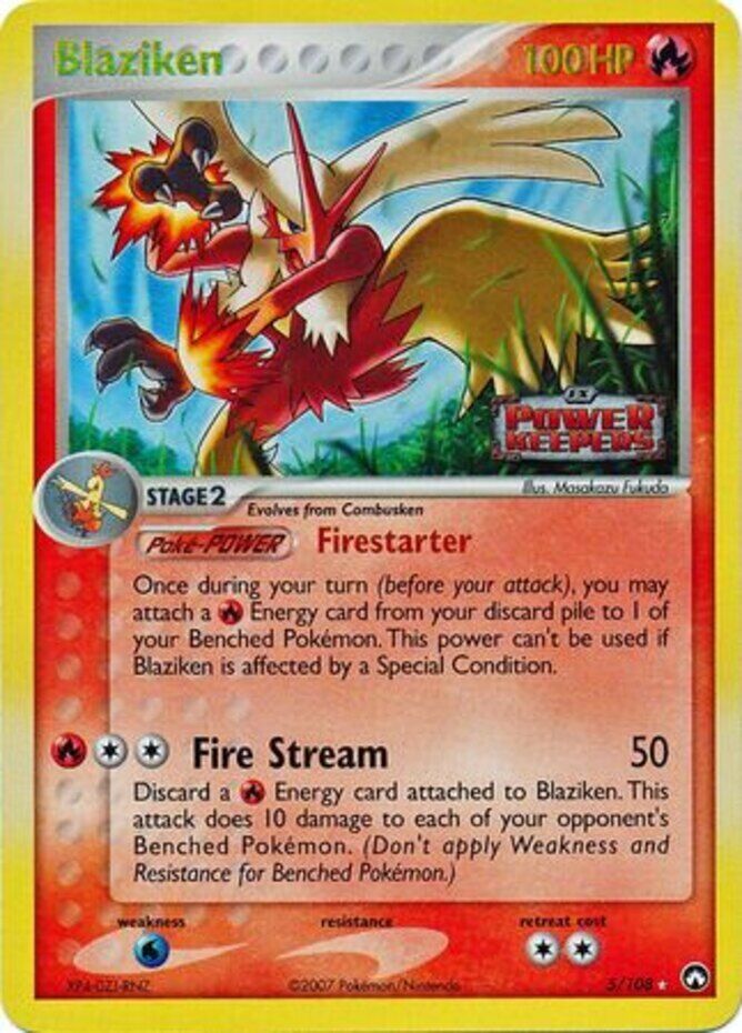 Blaziken (5/108) (Stamped) [EX: Power Keepers] | Mega City Incorporated