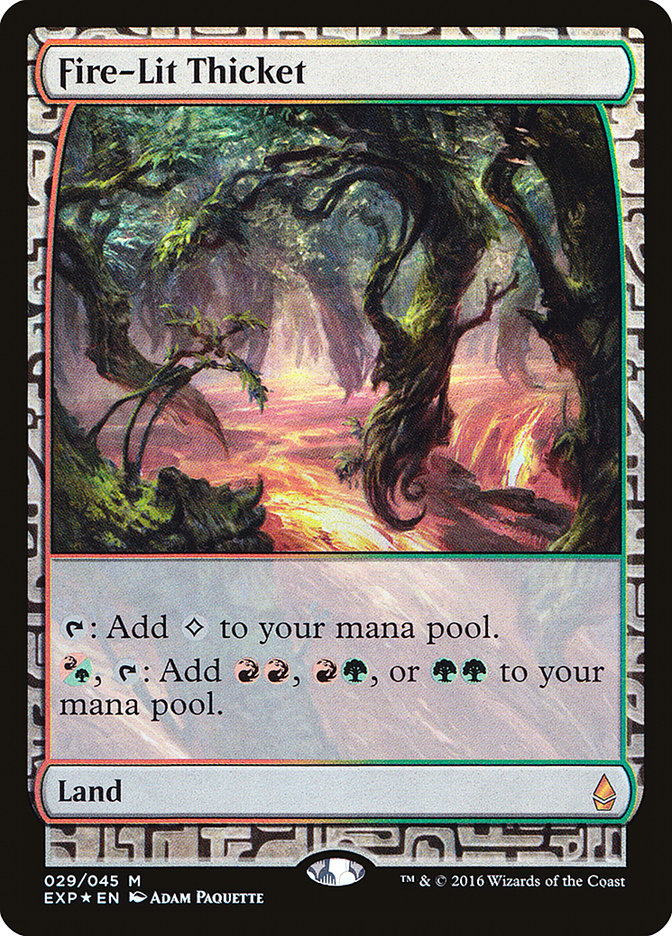 Fire-Lit Thicket [Zendikar Expeditions] | Mega City Incorporated