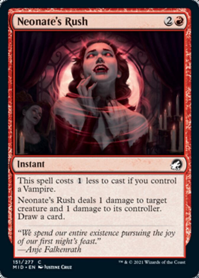 Neonate's Rush [Innistrad: Midnight Hunt] | Mega City Incorporated