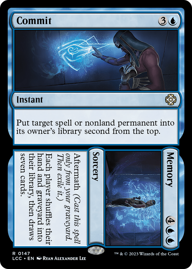 Commit // Memory [The Lost Caverns of Ixalan Commander] | Mega City Incorporated