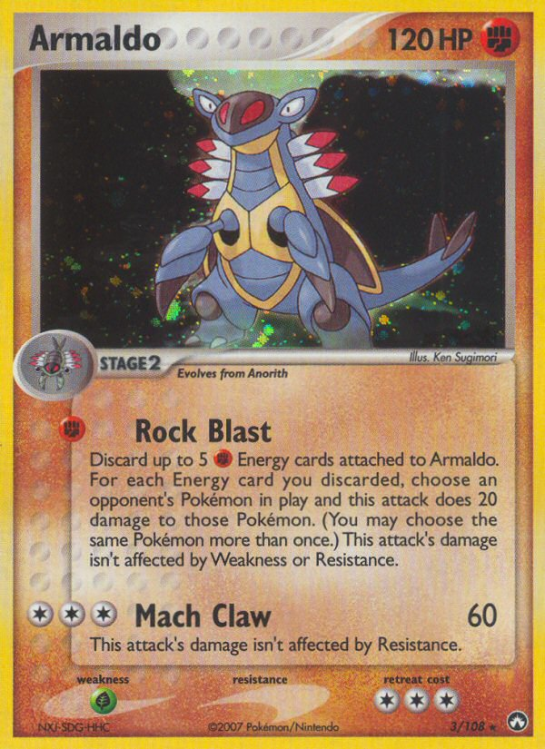 Armaldo (3/108) [EX: Power Keepers] | Mega City Incorporated