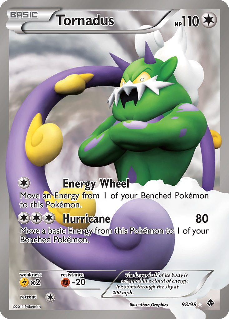 Tornadus (98/98) [Black & White: Emerging Powers] | Mega City Incorporated