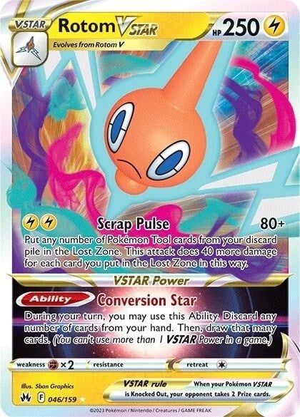 Rotom VSTAR (046/159) [Sword & Shield: Crown Zenith] | Mega City Incorporated