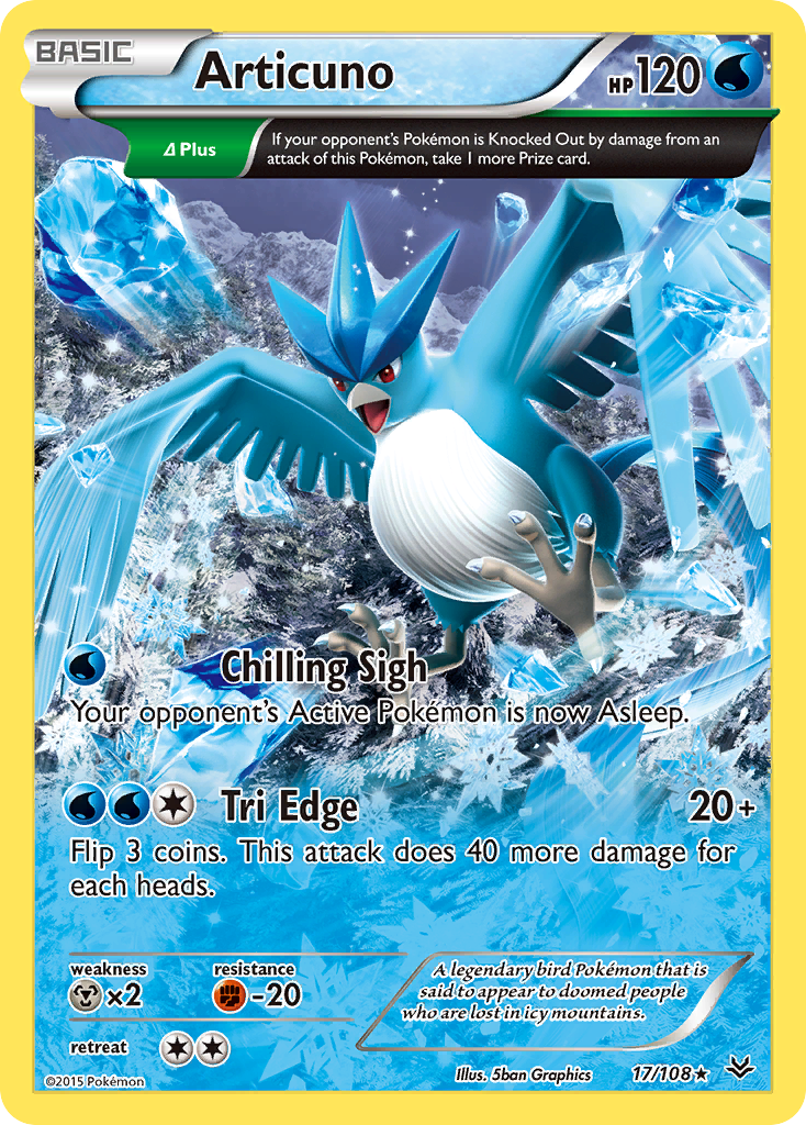 Articuno (17/108) [XY: Roaring Skies] | Mega City Incorporated