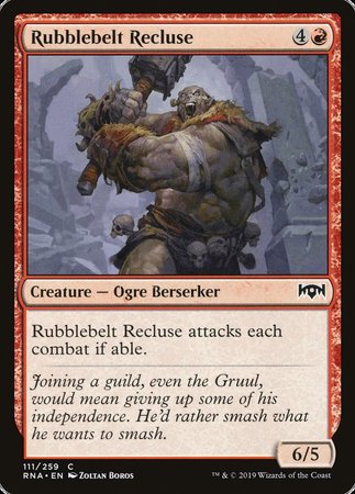 Rubblebelt Recluse [Ravnica Allegiance] | Mega City Incorporated