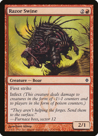 Razor Swine [New Phyrexia] | Mega City Incorporated