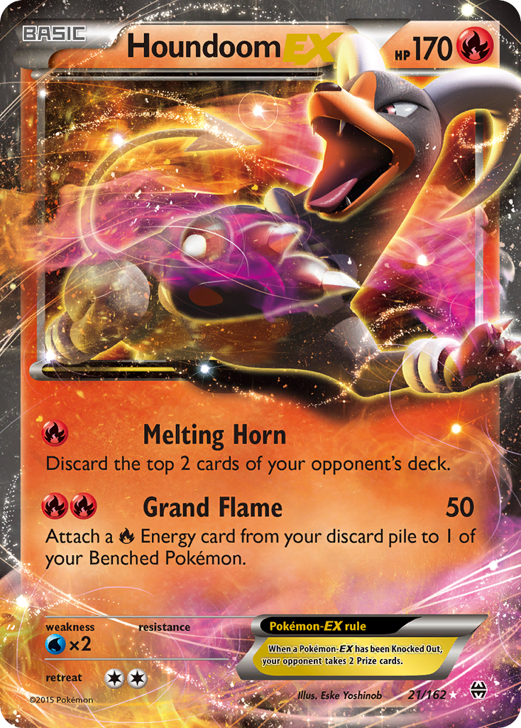 Houndoom EX (21/162) [XY: BREAKthrough] | Mega City Incorporated