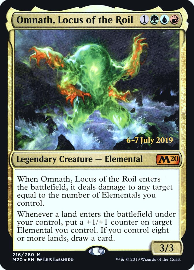Omnath, Locus of the Roil  [Core Set 2020 Prerelease Promos] | Mega City Incorporated