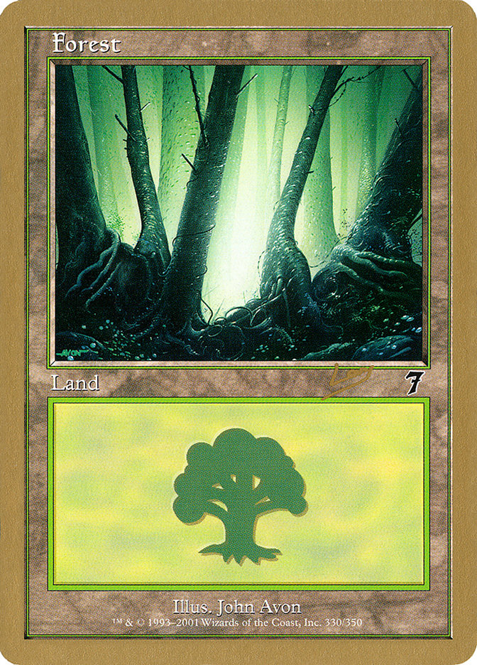 Forest (rl330) (Raphael Levy) [World Championship Decks 2002] | Mega City Incorporated