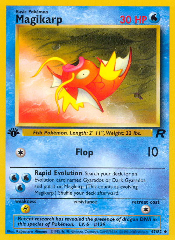 Magikarp (47/82) [Team Rocket 1st Edition] | Mega City Incorporated