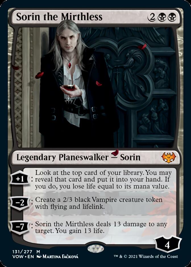 Sorin the Mirthless [Innistrad: Crimson Vow] | Mega City Incorporated