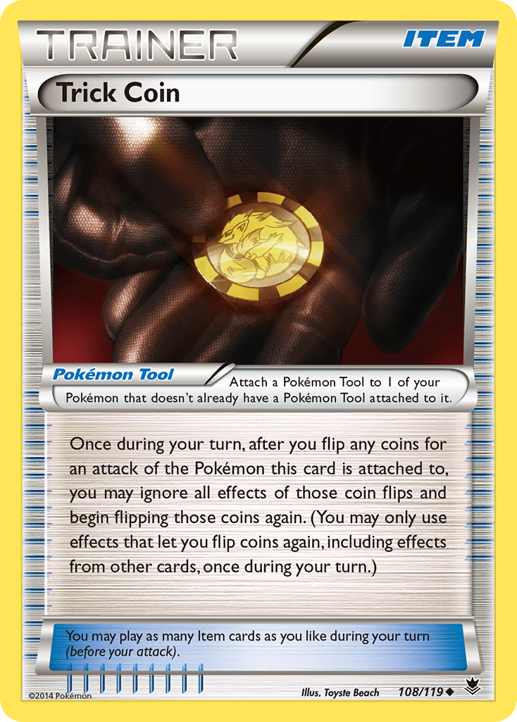 Trick Coin (108/119) [XY: Phantom Forces] | Mega City Incorporated