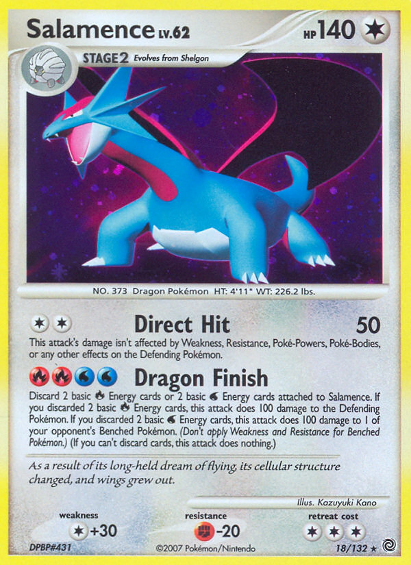 Salamence (18/132) [Diamond & Pearl: Secret Wonders] | Mega City Incorporated