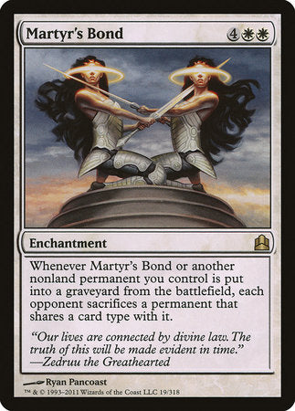 Martyr's Bond [Commander 2011] | Mega City Incorporated