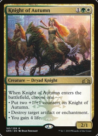 Knight of Autumn [Guilds of Ravnica] | Mega City Incorporated