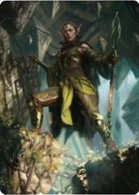 Nissa of Shadowed Boughs 1 Art Card [Zendikar Rising Art Series] | Mega City Incorporated