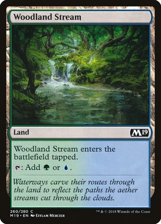 Woodland Stream [Core Set 2019] | Mega City Incorporated