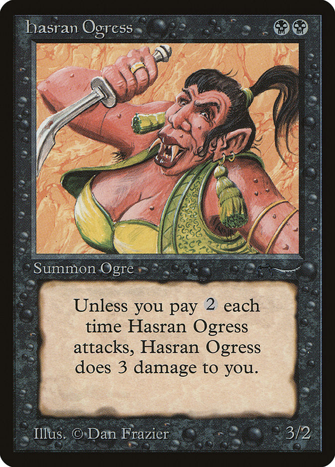 Hasran Ogress (Light Mana Cost) [Arabian Nights] | Mega City Incorporated