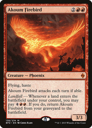 Akoum Firebird [Battle for Zendikar] | Mega City Incorporated