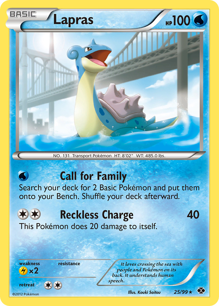 Lapras (25/99) [Black & White: Next Destinies] | Mega City Incorporated